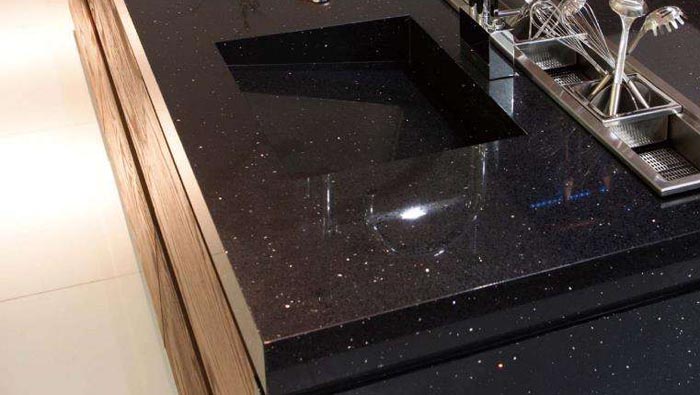 石英石台面装修时怎样加工拼接?