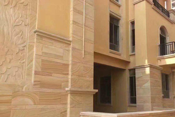 砂岩石材怎样运用在修建装修