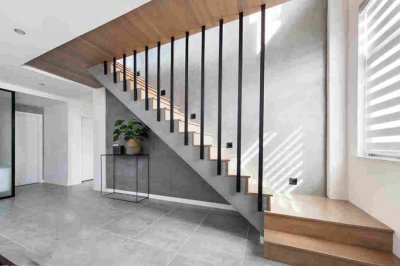 How villa stone stairs size, width, slope calculation?
